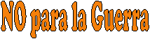 NO para la Guerra