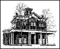 Jane Addams Hull-House Museum - line drawing